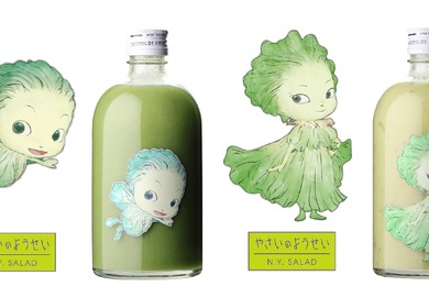 【世界的アーティストとコラボ！前代未聞の野菜のリキュール】「レタス」「芽キャベツ」販売