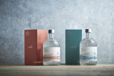 【希少な神戸市特産ボタニカルを使用！】「KOBE HERBAL GIN 白風」2種が全国発売