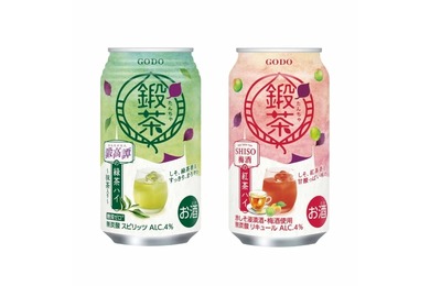 【人気の鍛高譚シリーズのお茶割り！】「鍛茶 鍛高譚の緑茶ハイ」「鍛茶 TAN TAKA TAN SHISO梅酒の紅茶ハイ」販売