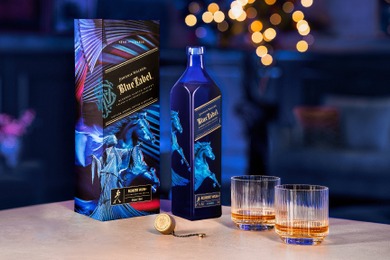 【かっこ良すぎる干支デザイン！】「ジョニーウォーカー ブルーラベル イヤー オブ ザ ホース」数量限定発売