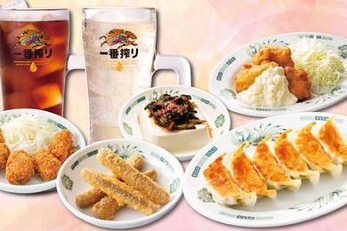 日高屋が人気No.1餃子をリニューアル！新メニュー4品とWハイボール祭も開始