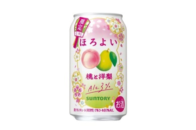 【桃の優しい甘さ × 洋梨の華やかな香り！】「ほろよい〈桃と洋梨〉」期間限定新発売