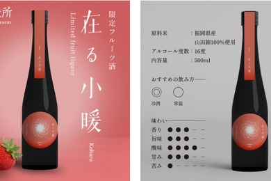 【苺の王様「あまおう」を贅沢に！】苺のフレーバーのお酒「小暖-Koharu」が一般販売開始