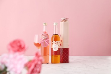 【母の日に「花のようなお酒」を贈る！】「花贈るロゼワイン」「フラワー・ベール -花と梅酒-」販売開始