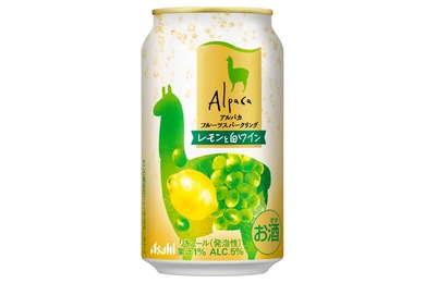 【チリワイン「アルパカ」初の缶RTD！】「アルパカ フルーツスパークリング レモンと白ワイン/グレープフルーツと赤ワイン」発売