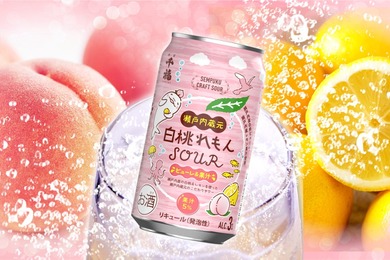 【瀬戸内の恵みを贅沢に！】至福の缶チューハイ「千福 瀬戸内蔵元 白桃れもんSOUR」新発売
