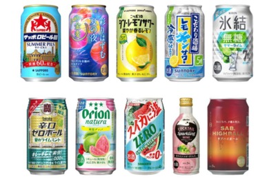 【6/21～6/27】夏のビールに爽快チューハイ、本格ハイボールまで続々登場！今週発売の注目のお酒新商品まとめ