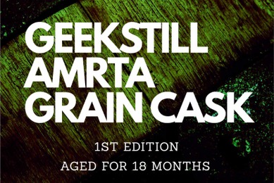 【ウイスキー × ジンのクロスオーバー！】樽熟成ジン「AMRTA CASK AGED GIN GRAIN CASK 1st」390本限定で発売