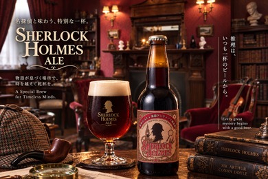 【シャーロック・ホームズのビール！？】鎌倉ビール × BAM鎌倉「SH エールビール」先行販売