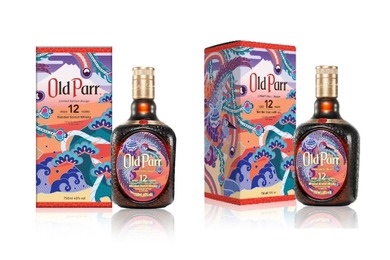 【絵巻物で紡がれたウイスキー！】「オールド パー １２年 絵巻物 限定デザイン」発売
