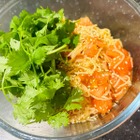 【レシピ】簡単素材のさっぱり冷製パスタ「トマトキムチの冷製パスタ」 画像