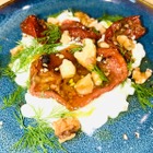 【レシピ】「カッテージチーズとセミドライトマトのハーブサラダ」 画像