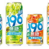 【暑い夏にぴったり！】「－１９６無糖〈フローズンマスカット〉」「－１９６無糖〈冷凍みかん〉」期間限定新発売 画像