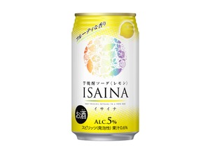 【若者に人気な香り系芋焼酎ソーダに「レモンフレーバー」登場！】「ISAINA」芋焼酎ソーダ〈レモン〉が新発売 画像