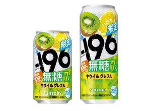 【ジューシーな甘さ × みずみずしい味わい！】「－１９６無糖〈キウイ＆グレフル〉」期間限定新発売 画像
