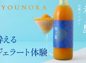 【酔えるジェラート！】冷凍庫で凍らせて食べる新しいタイプの果実酒「氷ノ果 -完熟マンゴー」販売 画像