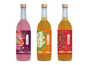 【香りや味わいで選ぶ梅酒の楽しさ！】國盛のフレーバー梅酒「ローズ梅酒」「ジャスミン梅酒」「紅茶梅酒」が新発売 画像