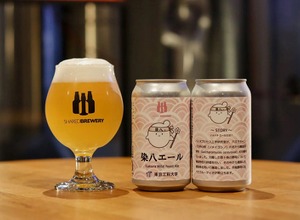 【キャンパスに咲くソメイヨシノがクラフトビールに！】東京都内初の「染八エール」が発売中 画像