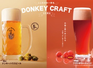【びっくりドンキー自社醸造！】季節限定のお酒「フランボワーズレッド」提供開始 画像