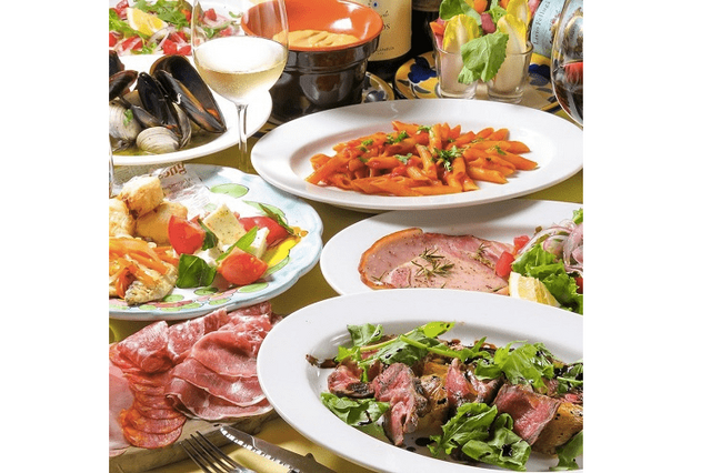 トラットリア ラ グロッタ 料理 写真