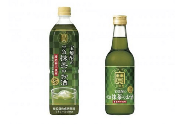 寶 宝焼酎の宇治抹茶のお酒　画像